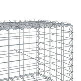 Panier gabion avec couvercle 200x50x50 cm fer galvanisé