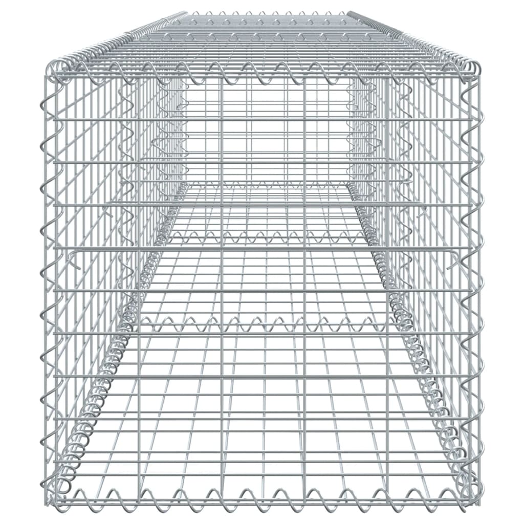 Panier gabion avec couvercle 300x50x50 cm fer galvanisé