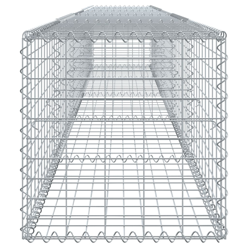 Panier gabion avec couvercle 500x50x50 cm fer galvanisé