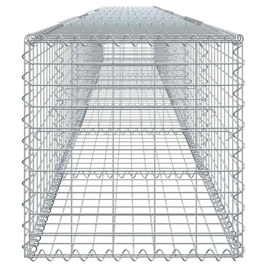 Panier gabion avec couvercle 700x50x50 cm fer galvanisé