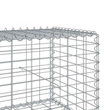 Panier gabion avec couvercle 700x50x50 cm fer galvanisé