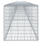 Panier gabion avec couvercle 900x50x50 cm fer galvanisé