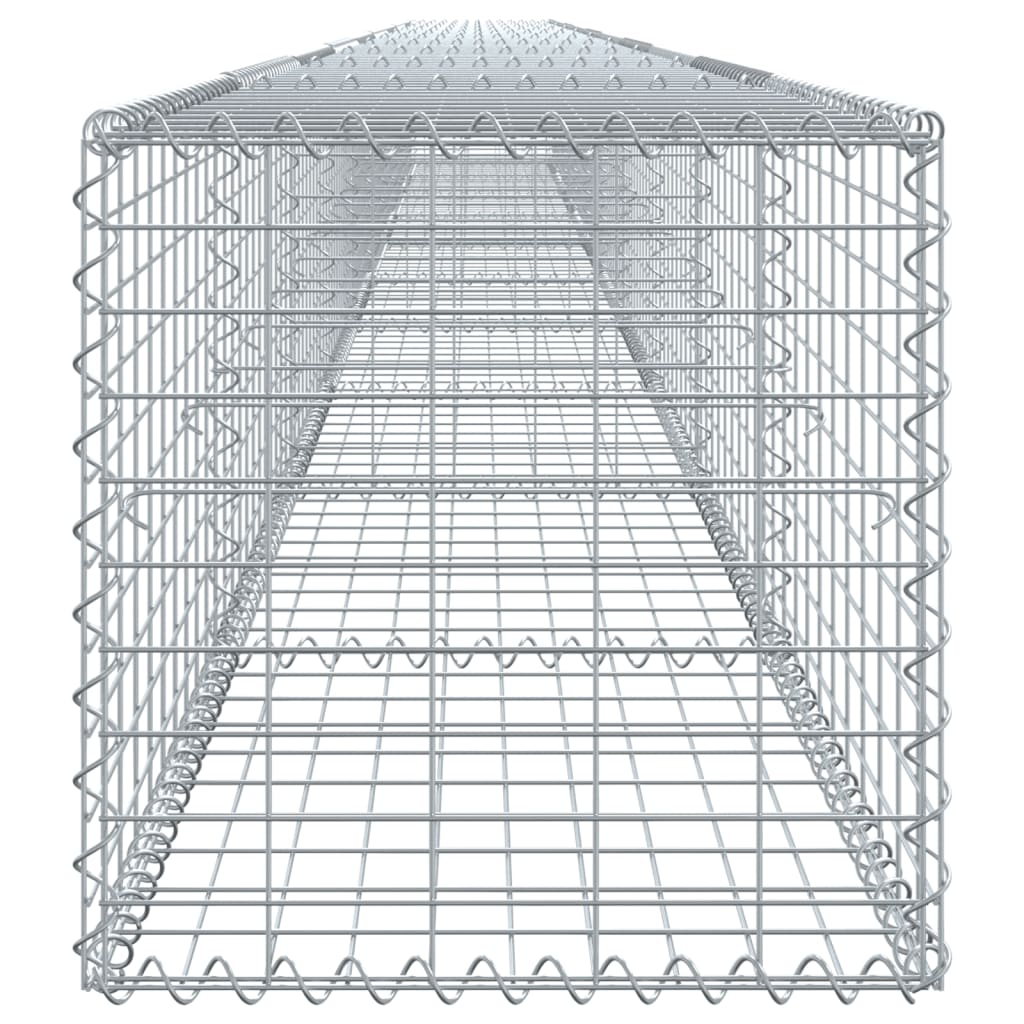 Panier gabion avec couvercle 1000x50x50 cm fer galvanisé