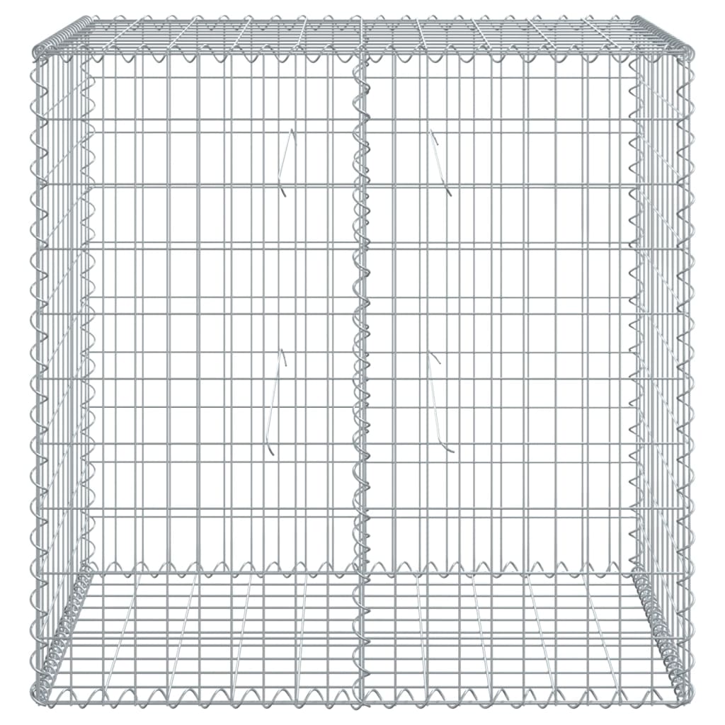 Panier gabion avec couvercle 100x50x100 cm fer galvanisé