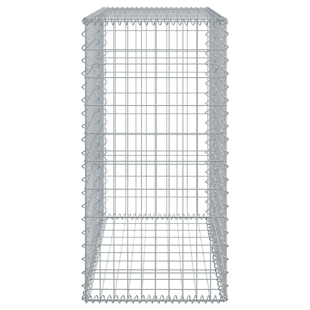 Panier gabion avec couvercle 100x50x100 cm fer galvanisé