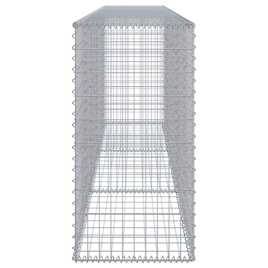 Panier gabion avec couvercle 300x50x100 cm fer galvanisé