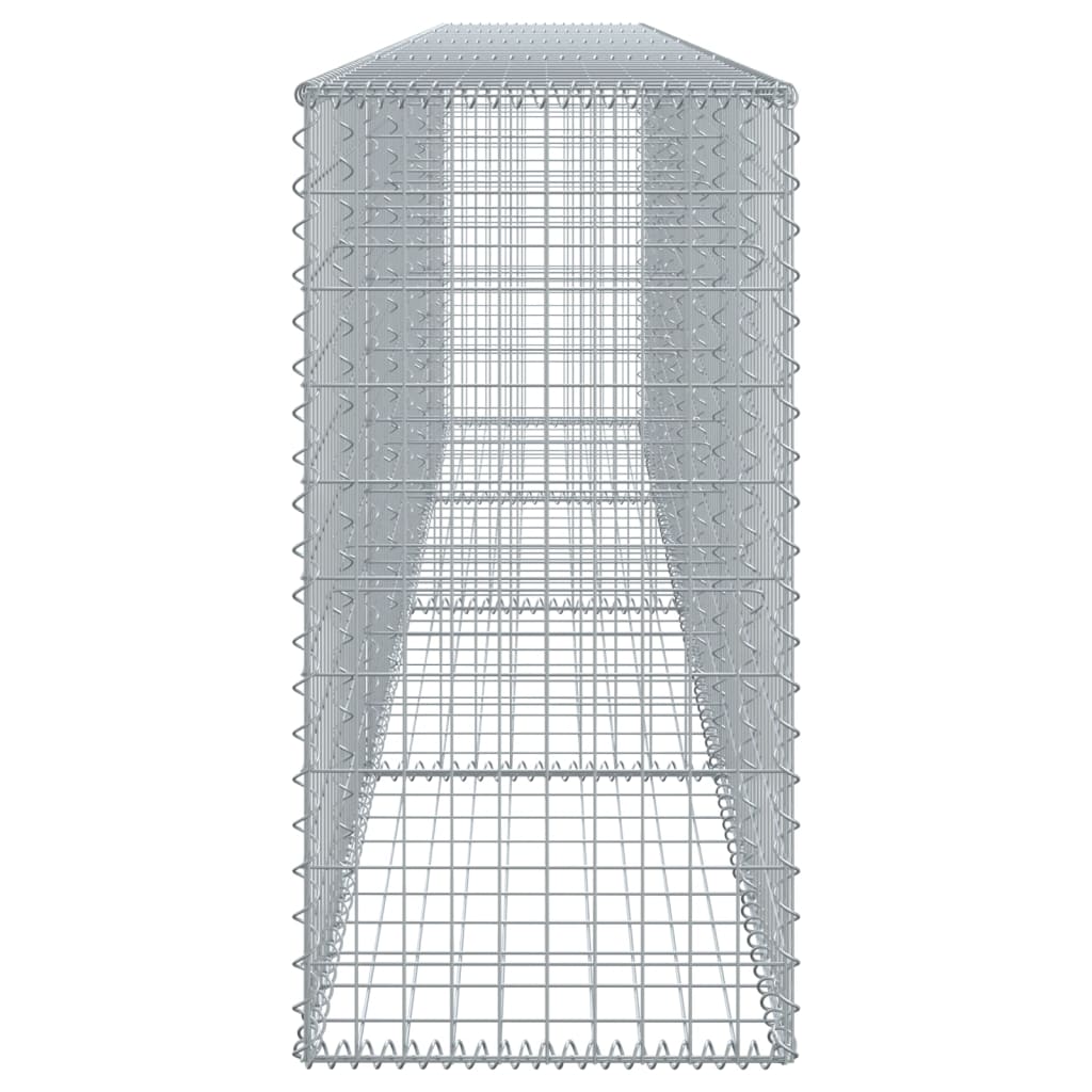 Panier gabion avec couvercle 400x50x100 cm fer galvanisé