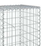 Panier gabion avec couvercle 400x50x100 cm fer galvanisé