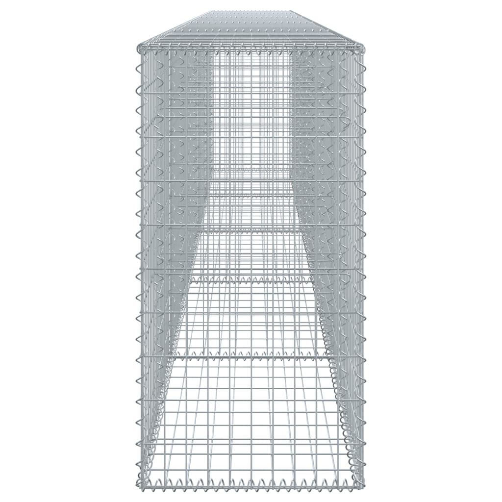 Panier gabion avec couvercle 500x50x100 cm fer galvanisé