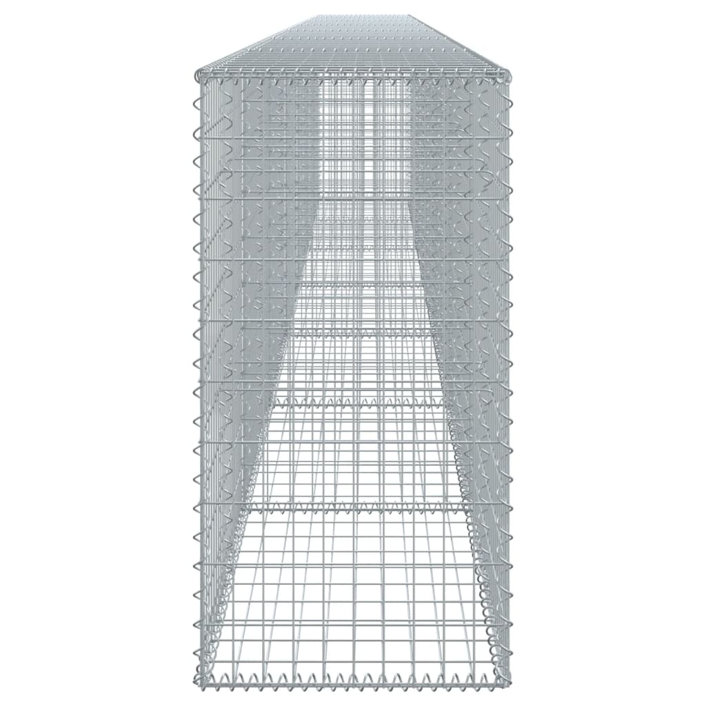 Panier gabion avec couvercle 700x50x100 cm fer galvanisé