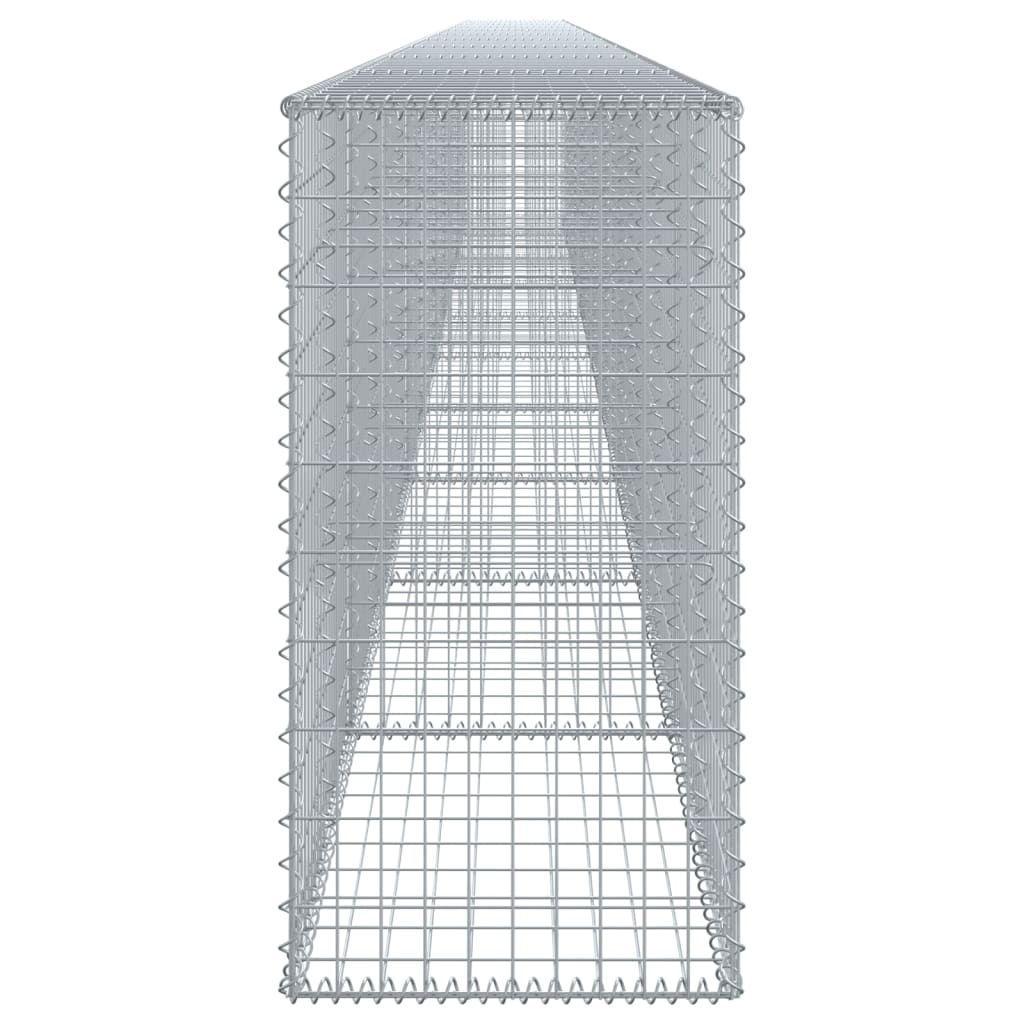 Panier gabion avec couvercle 1000x50x100 cm fer galvanisé