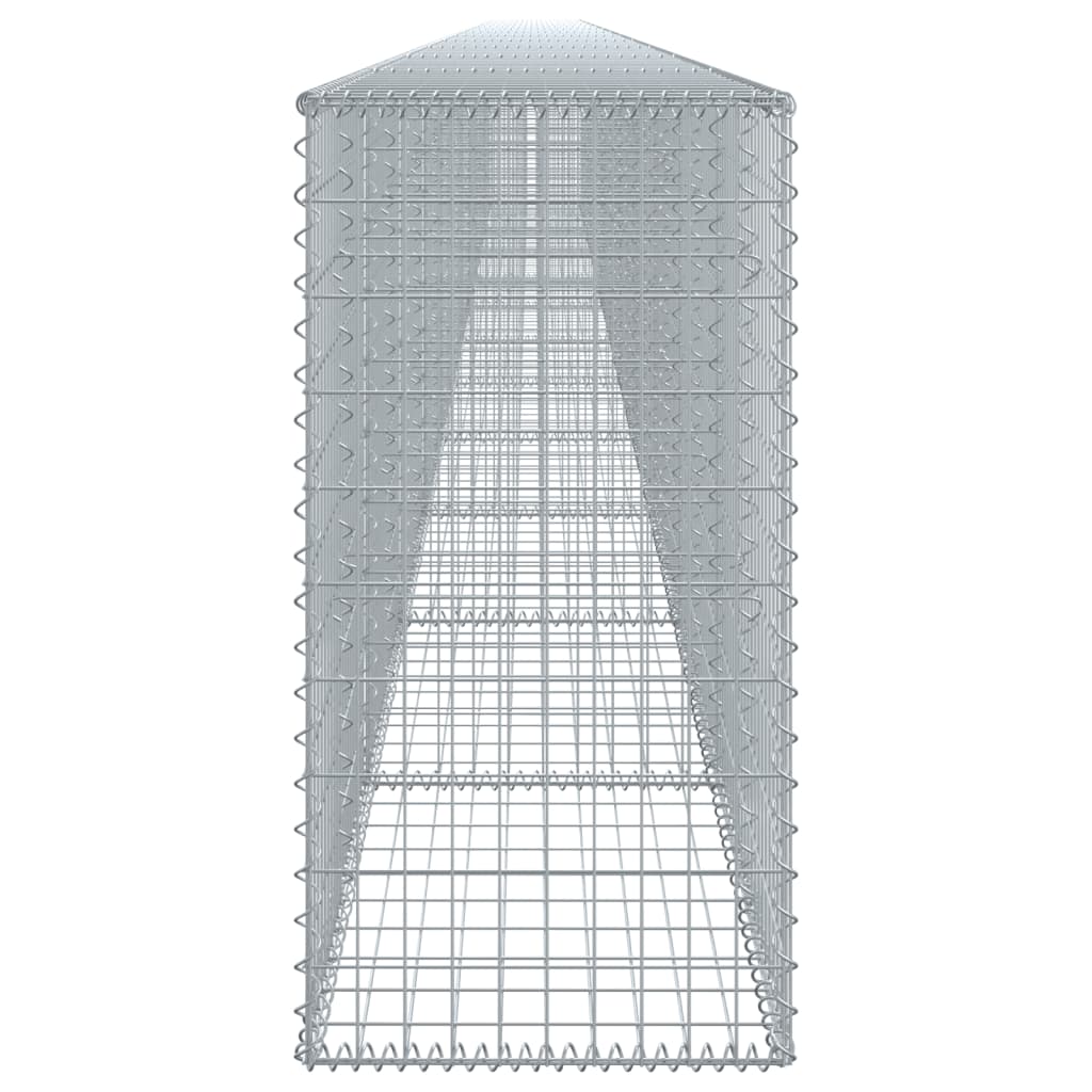 Panier gabion avec couvercle 1200x50x100 cm fer galvanisé