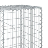 Panier gabion avec couvercle 1200x50x100 cm fer galvanisé