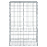 Panier gabion avec couvercle 100x50x150 cm fer galvanisé