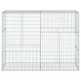 Panier gabion avec couvercle 200x50x150 cm fer galvanisé