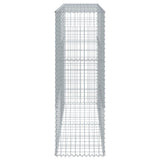 Panier gabion avec couvercle 200x50x150 cm fer galvanisé