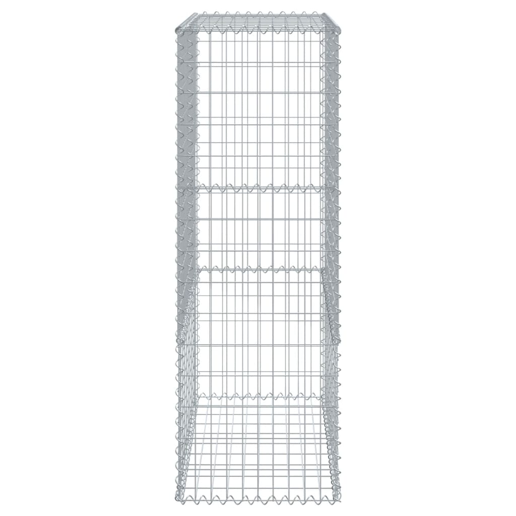 Panier gabion avec couvercle 300x50x150 cm fer galvanisé