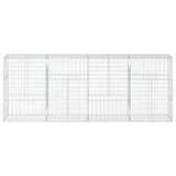 Panier gabion avec couvercle 400x50x150 cm fer galvanisé