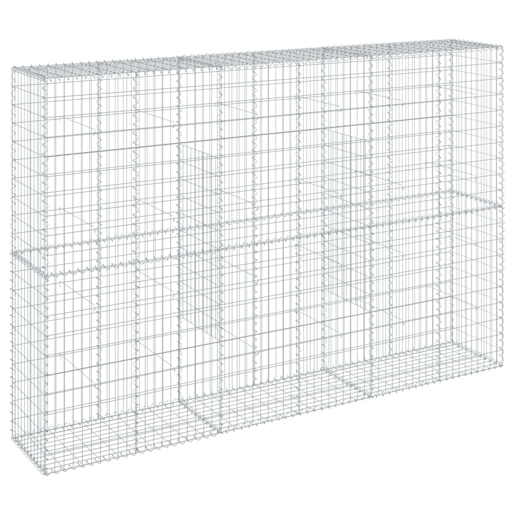 Panier gabion avec couvercle 300x50x200 cm fer galvanisé