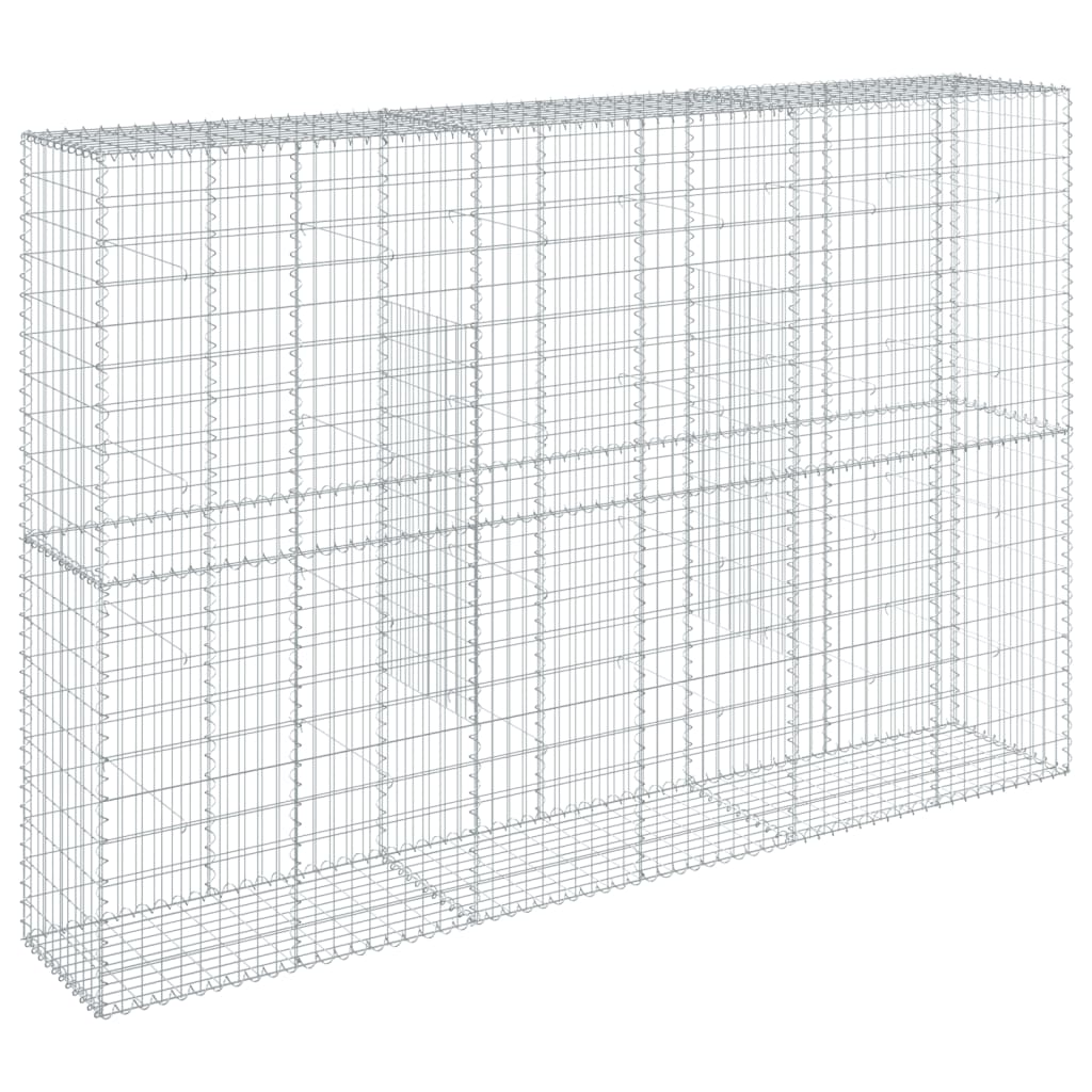 Panier gabion avec couvercle 300x50x200 cm fer galvanisé