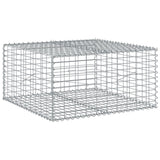 Panier gabion avec couvercle 100x100x50 cm fer galvanisé