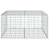 Panier gabion avec couvercle 100x100x50 cm fer galvanisé