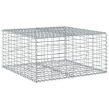 Panier gabion avec couvercle 100x100x50 cm fer galvanisé