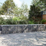 Panier gabion avec couvercle 300x100x50 cm fer galvanisé