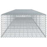 Panier gabion avec couvercle 500x100x50 cm fer galvanisé