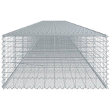 Panier gabion avec couvercle 1200x100x50 cm fer galvanisé