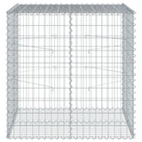 Panier gabion avec couvercle 100x100x100 cm fer galvanisé