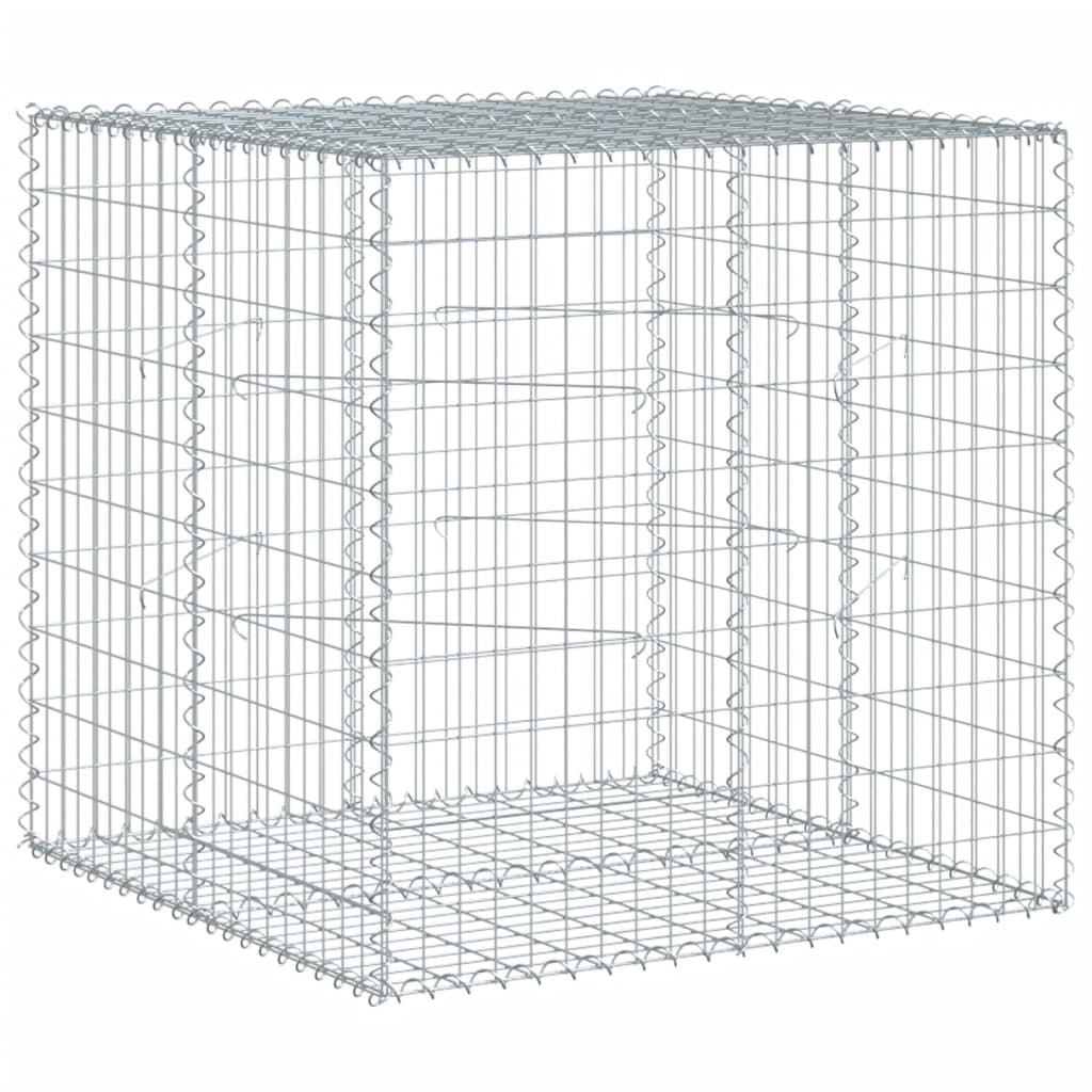 Panier gabion avec couvercle 100x100x100 cm fer galvanisé