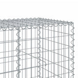 Panier gabion avec couvercle 100x100x100 cm fer galvanisé