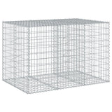 Panier gabion avec couvercle 150x100x100 cm fer galvanisé