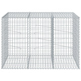 Panier gabion avec couvercle 150x100x100 cm fer galvanisé