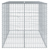 Panier gabion avec couvercle 200x100x100 cm fer galvanisé