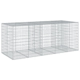 Panier gabion avec couvercle 250x100x100 cm fer galvanisé