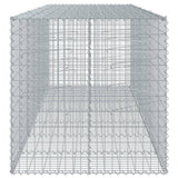 Panier gabion avec couvercle 350x100x100 cm fer galvanisé