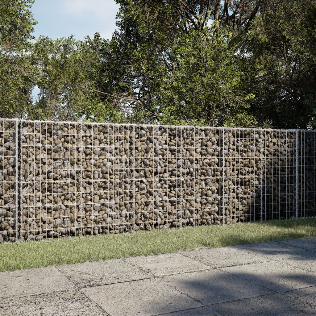 Panier gabion avec couvercle 350x100x100 cm fer galvanisé