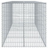 Gabion basket with lid 400x100x100 cm galvanized iron