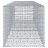 Panier gabion avec couvercle 450x100x100 cm fer galvanisé