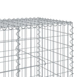 Panier gabion avec couvercle 600x100x100 cm fer galvanisé