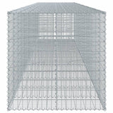 Panier gabion avec couvercle 650x100x100 cm fer galvanisé