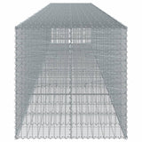 Panier gabion avec couvercle 850x100x100 cm fer galvanisé