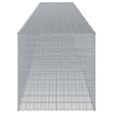 Panier gabion avec couvercle 1150x100x100 cm fer galvanisé