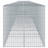 Panier gabion avec couvercle 1200x100x100 cm fer galvanisé