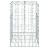 Panier gabion avec couvercle 100x100x150 cm fer galvanisé