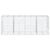 Panier gabion avec couvercle 400x100x150 cm fer galvanisé