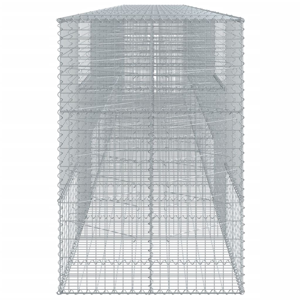 Panier gabion avec couvercle 900x100x150 cm fer galvanisé