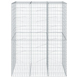 Panier gabion avec couvercle 150x100x200 cm fer galvanisé